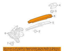GM OEM 10-20 Cruze Lift Gate Wiper Washer Components-Wiper Arm 13419000