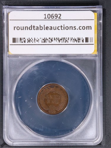 1866 1C Indian Head Cent ANACS AG3 Original Surfaces - Picture 2 of 2