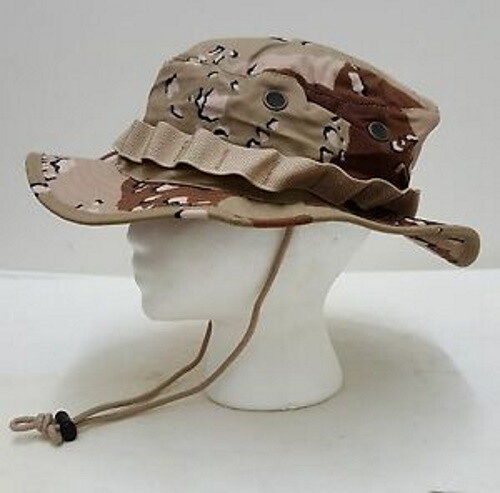 Military Style 6-Color Choc Chip Boonie Hat-NEW | eBay