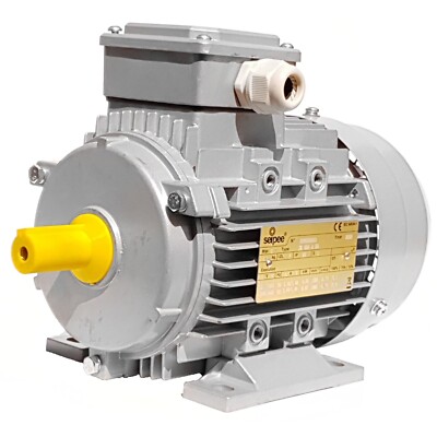 Motore Elettrico Trifase 0.09 KW (0.12 HP) 1400 Giri B14 MEC 56 - Seipee Spa (JM56B4B14)