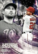 2018 Topps Daniel Murphy #SSS-41 Superstar Sensations Washington Nationals 10E