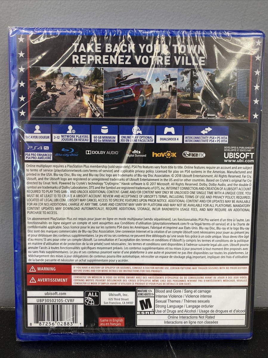 PlayStation4 - FARCRY5 PS4 初回特典コード有 Amazon.co.jp: 【PS4】ファークライ5 : ゲーム