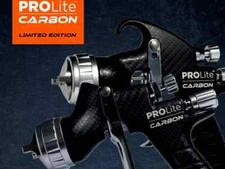 Devilbiss 905132 ProLite Pressure Feed Spray Gun ADV HD CARBON✅1.0 1.2 1.4