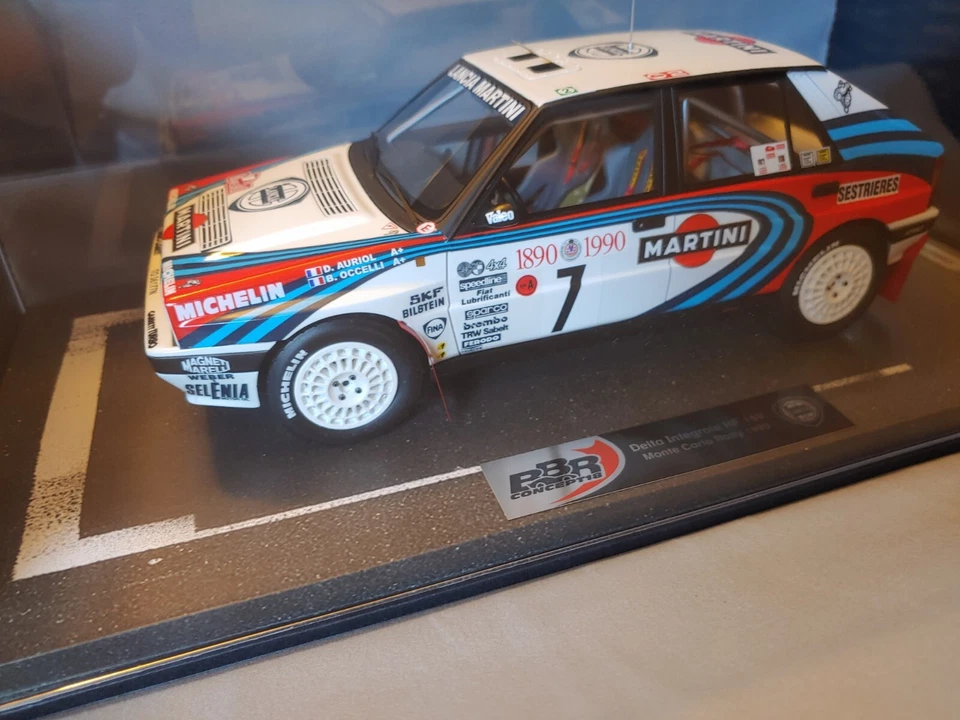 BBR 1:18 LANCIA DELTA 16v Auriol WINNER Rallye MONTECARLO 1990 -RARE Lm.96 Pcz - Immagine 3 di 4