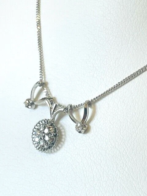 14K Diamond Pendant Necklace - Image 2 of 4