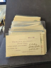 Lot Of 200+ Vintage Postal Reply Cards Many Businesses 1910-1950s
