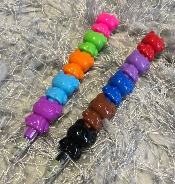 3D Hello Kitty Puppet Crayon 10 Colors Pencil NonSharpening Beautiful