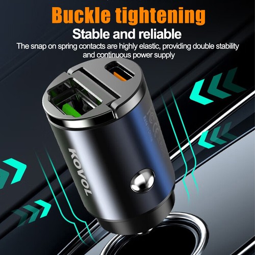 Fast Car Charger 4 USB Port + Type C Universal Socket Adapter For iphone Samsung - Picture 4 of 20