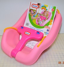 little tikes pink baby swing