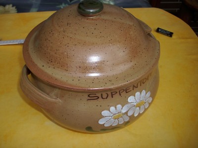 Terrine Suppenterrine keramik steinzeug mit Deckel bowleservice