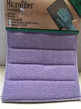 Household Trends 2pk of MICROFIBER CLEANING PADS Purple (8-LP-9)