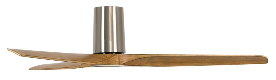 Ventilatore da soffitto a risparmio energetico con telecomando Londo cromato ... - Immagine 2 di 4