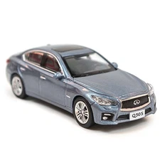 1:64 Infiniti Q50S Blue Diecast Model Car Collectibles Gift Toy Paudi Series