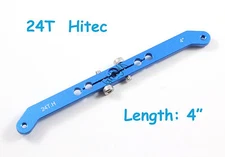 1PC 4" Heavy Duty Aluminum 24T Hitec Dual Servo Arm Horn RC Model (US SELL/SHIP)