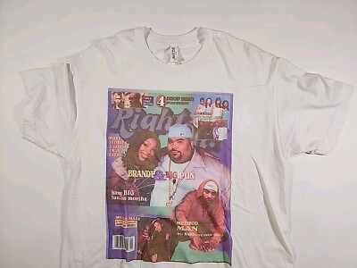 Right Magazine Rap Tee Big Pun Brandy Method Man DMX Mase | eBay