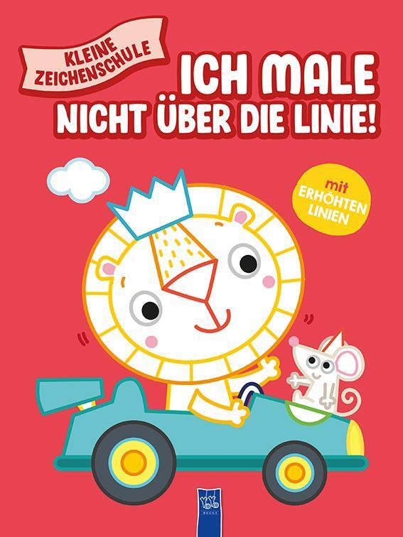 Kleine Zeichenschule - Ich Male Nicht Über Die Linie (rot)