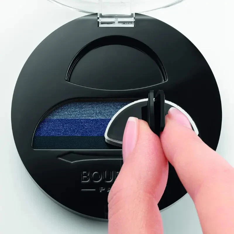 3 sombras de ojos BOURJOIS 1 segundo Insaissa - azul 04 aspecto ahumado de larga duración Foto 4 de 4