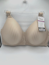 NEW Playtex Secrets All Over Smoothing Bra WireFree 42DD Beige 4707 NWT