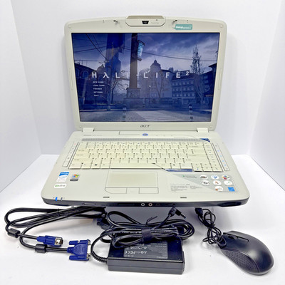 Acer Aspire 5920 15.4'' Win XP Retro Gaming Laptop 3GB RAM 60GB SSD NEW BATTERY