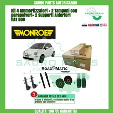 KIT 4 AMMORTIZZATORI MONROE + TAMPONI + SUPPORTI FIAT CINQUECENTO 500 (312)