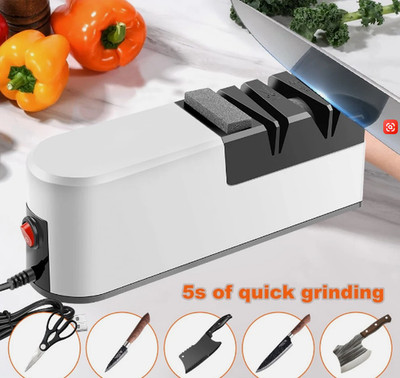 Electric Knife Sharpener Professional Kitchen Sharpening Stone Grinder knives US