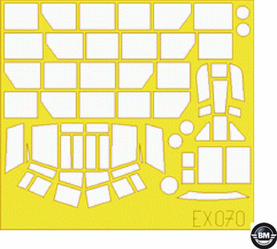 Eduard Masking Sheet Ju52/3m für Revell/Monogram Kit 1:48 Bausatz Art. EX070