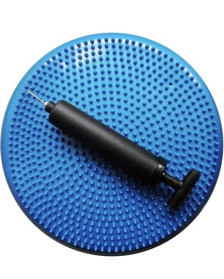 #ad AppleRound Inflated Wobble Cushion with Hand Pump Air Stability $24.34