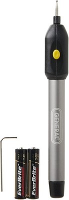 General Tools Cordless Engraving Pen for Metal - Diamond Tip Etching Tool... 