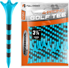 Full Choice100 Pack 3-1/4" Plastic Golf Tees Enhanced Durability  Stability ...