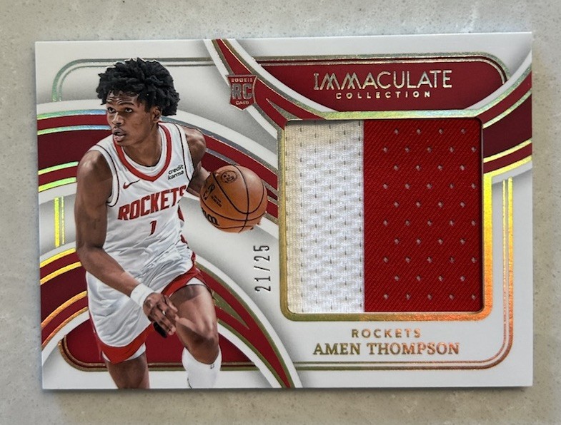 オーバメヤン Panini Immaculate Patch ジャージナンバー 2023-24 Panini Immaculate Victor Wembanyama #SWA-WEM RC