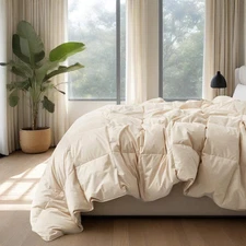 All Season 100% Organic Cotton Down Breathable Duvet Insert
