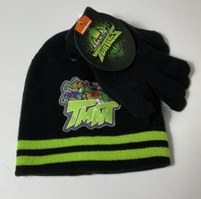 Teenage Mutant Ninja Turtles Hat Boys Beanie  Glove Winter Set