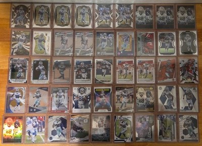 CeeDee Lamb Dallas Cowboys Lot of 45 With 38 Rookies RC Prizm Select And More!