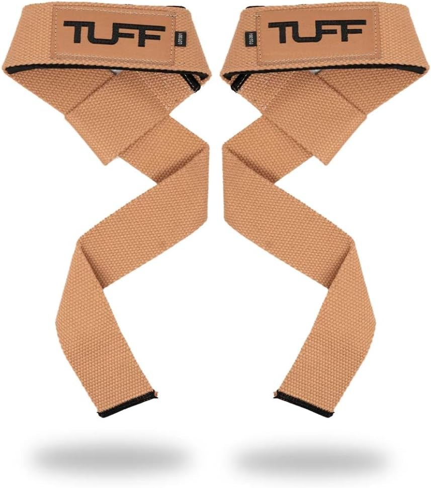 TUFF Lifting Straps | Premium Padded Lifting Straps For Weightlifting 24"" Gym