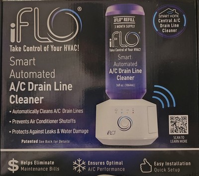 BRAND NEW Sealed - iFLO Smart Automated HVAC A/C Drain Line Cleaner IFLOKIT01
