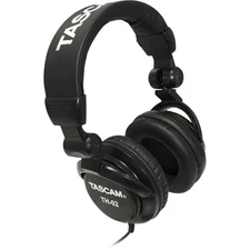 TASCAM TH-02 Professional Studio Monitor Headphones  Wired  Over Ear — for