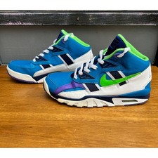 Nike Air Trainer SC High  Bo Jackson  Blue Green Purple Youth Size 6 Sneakers