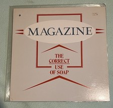 MAGAZINE - The Correct Use Of Soap 80 US VirGN. LP VA 13144 White Embossed Cover