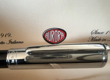 AURORA penna sfera TU lacca nera grande design italiano con astuccio B
