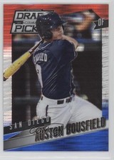 2014 Prizm Perennial Draft Picks Red White & Blue Pulsar Auston Bousfield 1t6