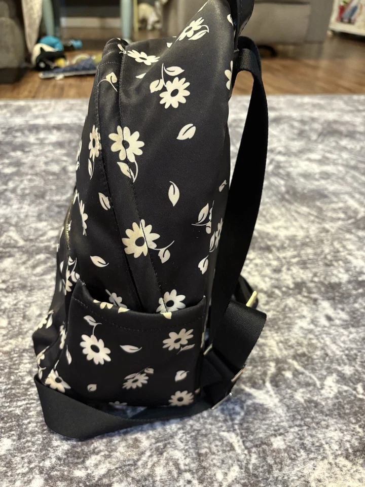 Рюкзак Kate Spade Chelsea The Little Better нейлоновый Bico черный мульти маргаритка - Изображение 4 из 4