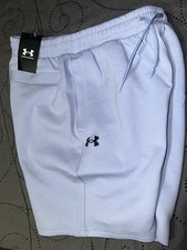 UNDER ARMOUR SPORTSTYLE LOOSE FIT FLEECE 539 L. PURPLE SHORTS SIZE M MEN 70.00