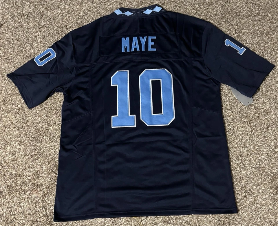 Camiseta Drake Maye #10 North Carolina Tar Heels - ¡Envío rápido! Foto 2 de 4