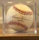 HARMON KILLEBREW Baseball Signed HOF 1984 - Gene Budig American League President