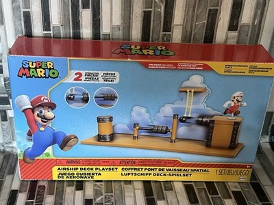 Jakks Pacific Nintendo Super Mario World Airship Deck Playset w Fire Mario 2.5''