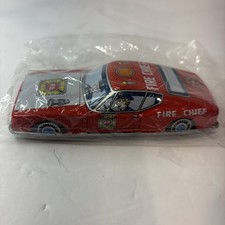Vintage toy car; Fire Chief; Metal; runs