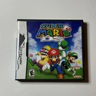 Super Mario 64 DS Nintendo DS Authentique Cartridge&Manual (Artwork Damaged)