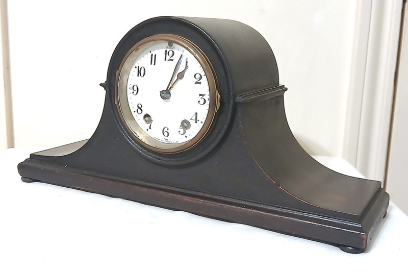 Vintage Seth Thomas Mantel Clock Pendulum Chime Working/Ticks Needs Service USA