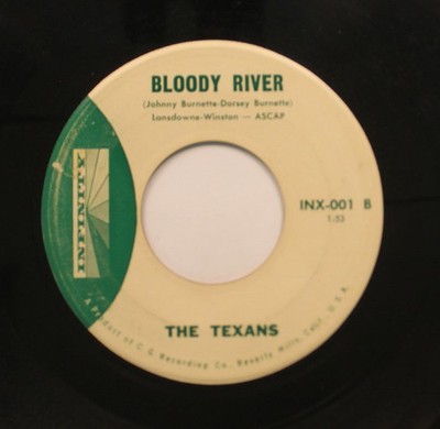 The Texans - 45 - Bloody River / Green Grass Of Texas On Infinity