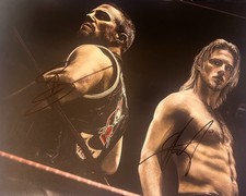 Wrestling Show Heels STEPHEN AMELL AND ALEXANDER LUDWIG  SIGNED 11x14 Photo